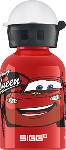 Sigg Cars Lightning MC Queen, Borraccia d'Acqua Unisex Bambini, Rosso, 0.3 L
