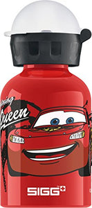 Sigg Cars Lightning MC Queen, Borraccia d'Acqua Unisex Bambini, Rosso, 0.3 L