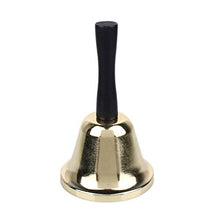 Carica l'immagine nel visualizzatore di Gallery, ECHI Tea Hand campana di metallo, placcata oro mano, forte chiamata Gold - Ilgrandebazar