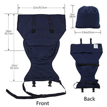 Carica l'immagine nel visualizzatore di Gallery, Vine Bambino seggiolone portatile coprisedile viaggio sicurezza Dark Blue