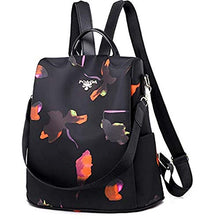 Carica l&#39;immagine nel visualizzatore di Gallery, Wishliker Zaino Casual per Donna,Oxford Zainetto Mano Tracolla Farfalla Rossa