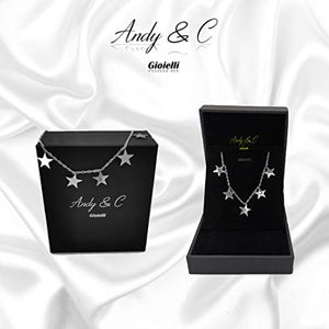 Andy & C Cielo Stellato Collana Donna Acciao Inossidabile Oro e Argento - Ilgrandebazar