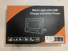 Carica l&#39;immagine nel visualizzatore di Gallery, CLV Faro Luce LED Portatile 60W, Faro LED Ricaricabile USB &amp; Solare con 12000mAh Batteria, 4 Modalità di Illuminazione 5 Luminosità, Luci da Lavoro per Cantiere, Garage, Campeggio, Emergenza