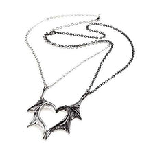 Carica l&#39;immagine nel visualizzatore di Gallery, Alchemy Gothic Darkling Heart Pendenti di amicizia - Ilgrandebazar