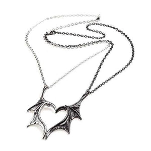 Alchemy Gothic Darkling Heart Pendenti di amicizia - Ilgrandebazar
