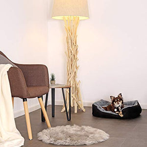 dibea DB00521, Letto per Cani, Divano 60 x 48 x 18 cm, M, Grigio/Nero - Ilgrandebazar