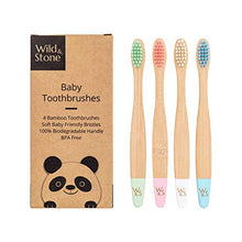 Carica l&#39;immagine nel visualizzatore di Gallery, Wild &amp; Stone | Spazzolino da denti per bambino in bambù organico | Quattro... - Ilgrandebazar