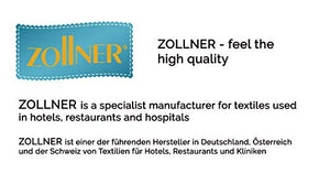 ZOLLNER 10 Pezzi manopole da Bagno in Spugna, 16x21 cm Bianco, 16 x 21