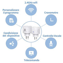 Carica l&#39;immagine nel visualizzatore di Gallery, ANOOPSYCHE Presa Wifi Intelligente Smart Plug la Gestione Globale dei 1 pack - Ilgrandebazar