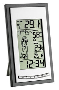 Stazione Meteo Diva Weather Girl, Argento/Antracite grau