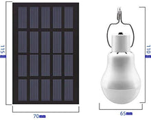 Carica l&#39;immagine nel visualizzatore di Gallery, solare lampada LED portatile della di lanterna Lampada + Pannello Solare