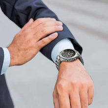 Carica l&#39;immagine nel visualizzatore di Gallery, BY BENYAR - Eleganti Orologi Uomo | Cronografo | Movimento Argento Nero - Ilgrandebazar