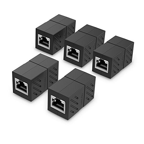 UGREEN 5Pack Connettore Cavo di Rete Cat6 8P8C Keystone Rj45 Modulo Nero - Ilgrandebazar