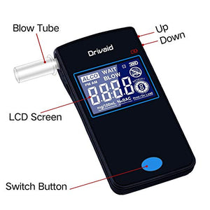 Drivaid Etilometro Portatile Digitale, Professionale Ricaricabile Alcool... - Ilgrandebazar