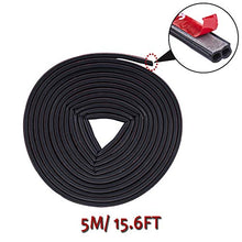 Carica l'immagine nel visualizzatore di Gallery, CICMOD 3 Pzs Guarnizione Striscia Auto Gomma Autoadesive Forma B 15M