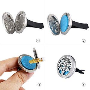 Vicloon Olio per Auto Diffusore, Combinazione Magnetica