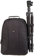 Carica l&#39;immagine nel visualizzatore di Gallery, AmazonBasics - Zaino per fotocamera reflex/laptop, colore Nero/Arancia