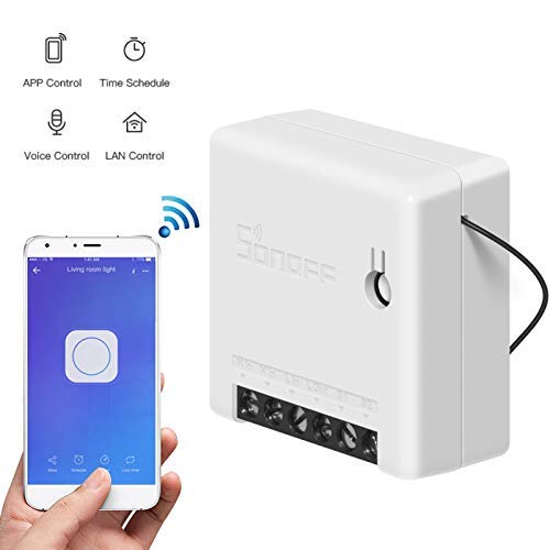 Sonoff Mini Switch Telecomando wireless per elettrodomestici Bianco - Ilgrandebazar