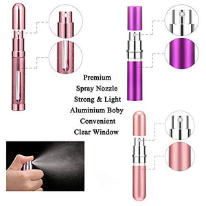 9 pezzi 5 ml 10 12 Atomizzatore di profumo ricaricabile Bottiglie di...