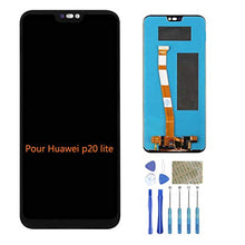 Carica l&#39;immagine nel visualizzatore di Gallery, ASNNY Display Compatibile per Huawei P20 Lite Nero, LCD Assembly p20 lite