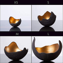Carica l&#39;immagine nel visualizzatore di Gallery, Guscio cemento d&#39;oro - S (15 cm) - nero - Ilgrandebazar