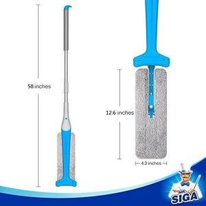 MR. SIGA Dual Action Self-Wringing Flipping Flat Mop - Wet & Dry Mopping in... - Ilgrandebazar