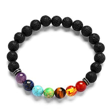 Carica l&#39;immagine nel visualizzatore di Gallery, Light-Jewelry Bracciale Uomo Donna, Chakra con Vere Pietre Naturali, 7 - Ilgrandebazar