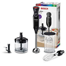 Carica l&#39;immagine nel visualizzatore di Gallery, Bosch Minipimer ErgoMixx MS61B6170 in Acciaio Inox 1000 W Nero