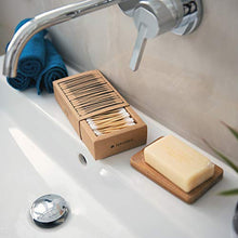 Carica l&#39;immagine nel visualizzatore di Gallery, Navaris Cotton Fioc Bambù e Cotone - 800x Bastoncini 100% biodegradabili x800