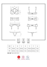 Carica l'immagine nel visualizzatore di Gallery, Selente Love &amp; Fun Suadente Completo Intimo a 4 Pezzi S-M, Nero Stringhe - Ilgrandebazar