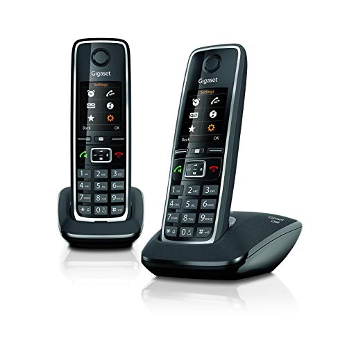 Gigaset C560 Duo - Due Telefoni Cordless per chiamate tra interni, Nero - Ilgrandebazar