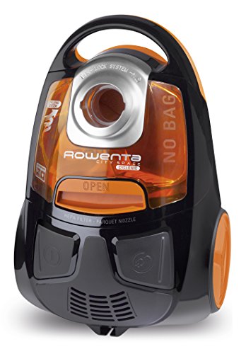 Rowenta RO2544WA City Space Cyclonic, Aspirapolvere a Traino Arancione/Nero - Ilgrandebazar