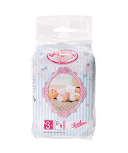 Carica l&#39;immagine nel visualizzatore di Gallery, Zapf Baby Annabell, Pannolini, 5 pezzi - Ilgrandebazar