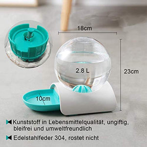 Petmii Dispenser per Acqua di Gatto, Potabile 2.8L...