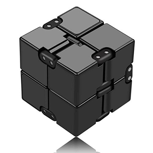 Funxim Infinity Cube Toy per Adulti e Bambini, Nuova Versione Fidget Nero - Ilgrandebazar