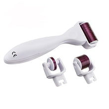 Carica l&#39;immagine nel visualizzatore di Gallery, Derma Roller Kit 3 in 1 - 0.5mm, 1.0mm, 1.5mm, il Miglior White Purple - Ilgrandebazar