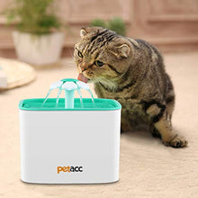 Carica l&#39;immagine nel visualizzatore di Gallery, Petacc Fontana per Gatti Dispenser Acqua Erogatore Bianco e Verde - Ilgrandebazar