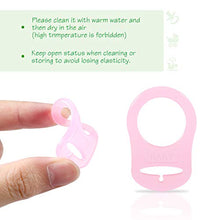 Carica l&#39;immagine nel visualizzatore di Gallery, Clip per Ciuccio e Silicone Pulsante Anello, Gnews 5 pc Catena...
