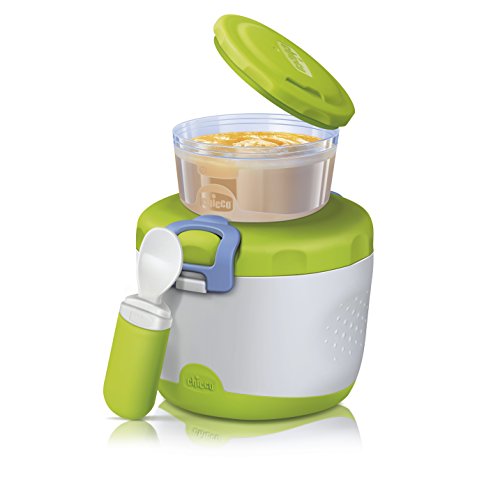 Chicco 00007659000000 Thermos PortaPappa System Easy Meal, 6m+, Verde - Ilgrandebazar