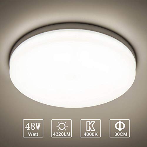 Yafido LED Plafoniera 48W Ultra magro UFO Pannello Bianco Naturale - Ilgrandebazar