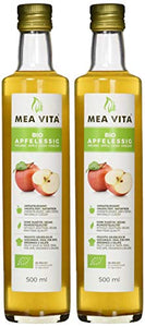 MeaVita Aceto di Sidro Mele Biologico Meavita, Naturalmente Torbido e Non...