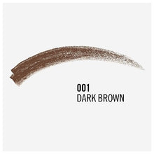 Carica l&#39;immagine nel visualizzatore di Gallery, Rimmel London Matita Sopracciglia Professional Eyebrow Pencil, Formula a Lunga Durata, Pettinino Incorporato, 001 Dark Brown, 1,4 g