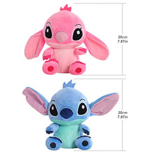 Carica l'immagine nel visualizzatore di Gallery, BESTZY 2pcs Stitch Giocattoli di Peluche Stitch Peluche Doll Simpatici Giocattoli di Peluche Bambole Peluche per Bambini Ragazzi e Ragazze Regali di Compleanno per Bambini 20cm