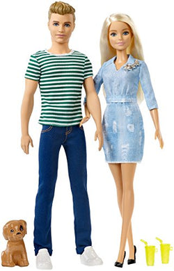 Barbie-e Ken Playset con Due Bambole, Cagnolino e Accessori, Giocattolo per... - Ilgrandebazar