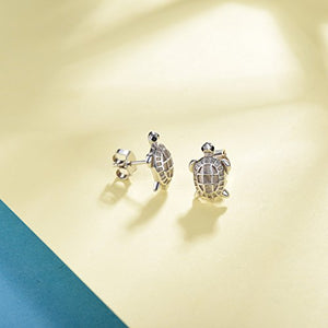 SILVERCUTE Donna Orecchini a Lobo Albero di 08 Tartaruga Marinara - Argento