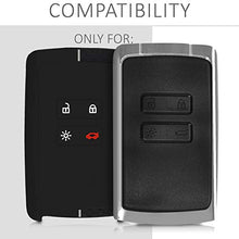 Carica l'immagine nel visualizzatore di Gallery, kwmobile Copri-Chiave Compatibile con Renault 4 Tasti Smart nero / grigio