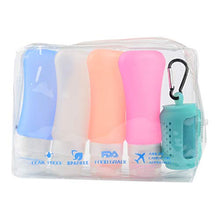 Carica l'immagine nel visualizzatore di Gallery, Partysky Travel Flask 4Pcs Bottle Contenitore in silicone Chromatic