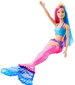 Barbie- Dreamtopia Bambola Sirena con Capelli Rosa e Blu Giocattolo per... - Ilgrandebazar