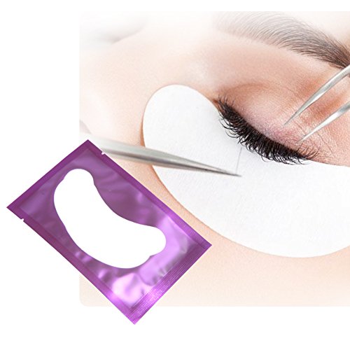 50 Paio Cerotti Gel per Estensioni Ciglia Eye Pads Occhio Patch Viola