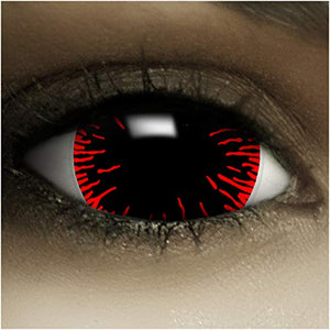 Lenti a contatto colorate"Mini Sclera Hangman" + capsule di sangue finto +... - Ilgrandebazar